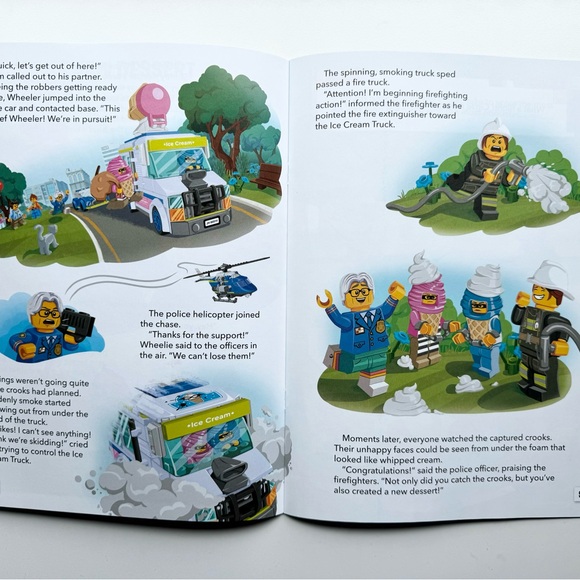 Lego Cool Time Book with Ice Cream Cone Minifigure - Picture 2 of 3